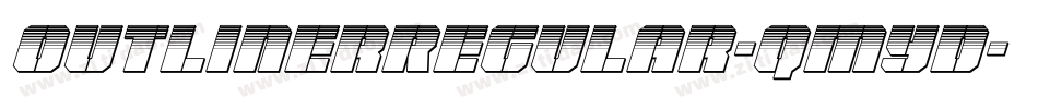 OutlinerRegular-qMYd字体转换