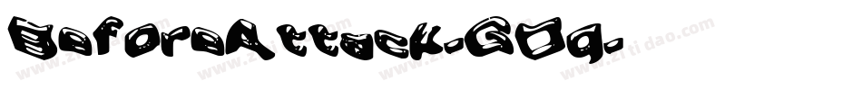 BeforeAttack-GDq字体转换