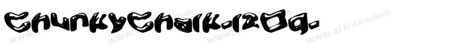 ChunkyChalk-lzDq字体转换