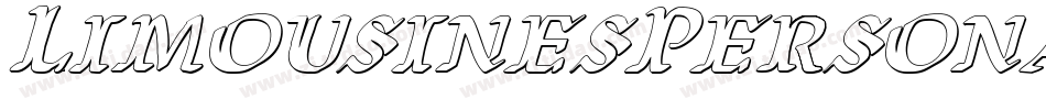 LimousinesPersonalUse-L3ED5字体转换