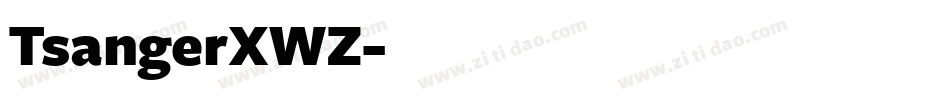 TsangerXWZ字体转换