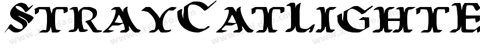 StrayCatLightExtended-P4AB字体转换