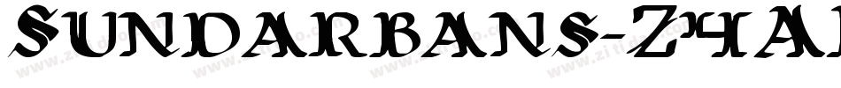 Sundarbans-Z4AB字体转换