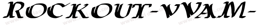 Rockout-vVaM字体转换
