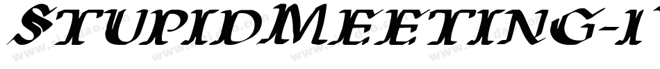 StupidMeeting-1VaM字体转换