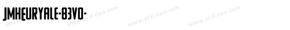 JmhEuryale-83v0字体转换