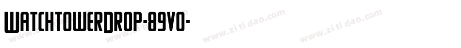 WatchtowerDrop-89v0字体转换