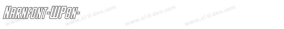 Narnfont-WP8n字体转换