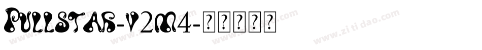 Pullstar-v2m4字体转换