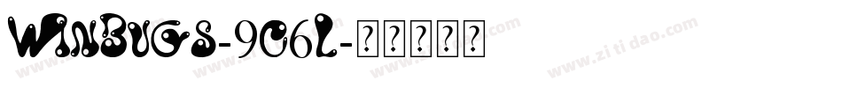 WinBugs-9o6L字体转换 WinBugs-9o6L字体转换