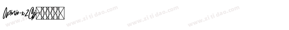 Opinio-x2Gj字体转换