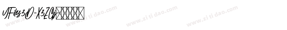 YFiles3D-X3ZGj字体转换