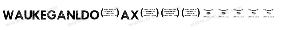 WaukeganLdo-ax19字体转换