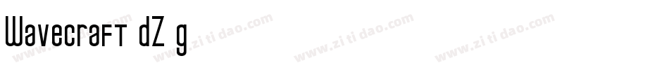 Wavecraft-dZ3g字体转换