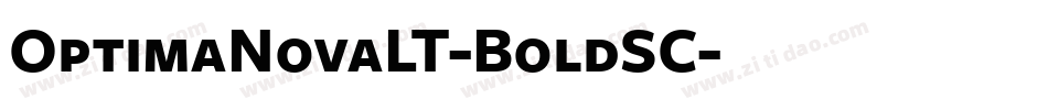 OptimaNovaLT-BoldSC字体转换