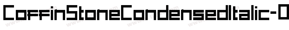 CoffinStoneCondensedItalic-0WWaX字体转换