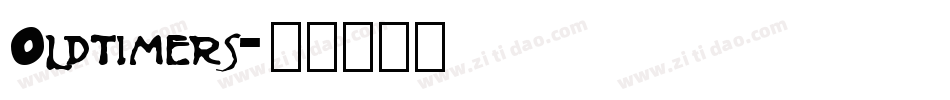 Oldtimers字体转换