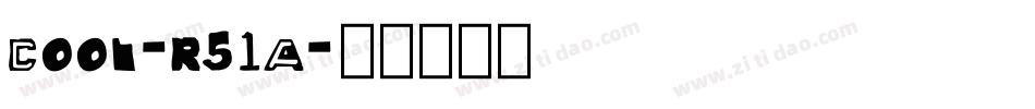 Cool-r51A字体转换