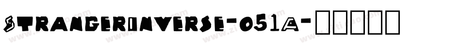 StrangerInverse-o51A字体转换