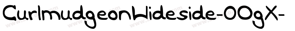CurlmudgeonWideside-0OgX字体转换 CurlmudgeonWideside-0OgX字体转换