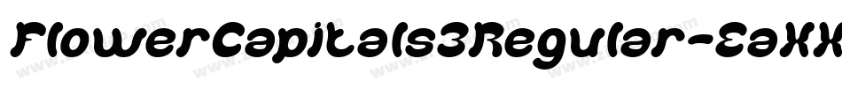 FlowerCapitals3Regular-EaXXg字体转换