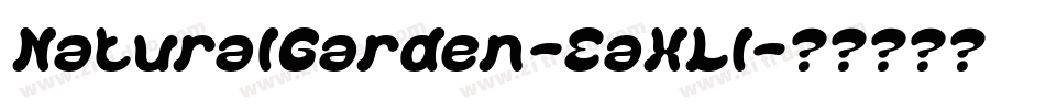 NaturalGarden-EaXLl字体转换