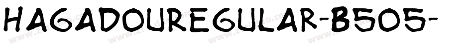 HagadouRegular-B5o5字体转换 HagadouRegular-B5o5字体转换