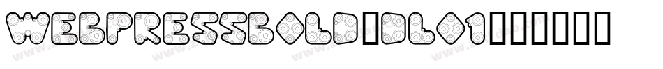 Webpressbold-DLO1字体转换
