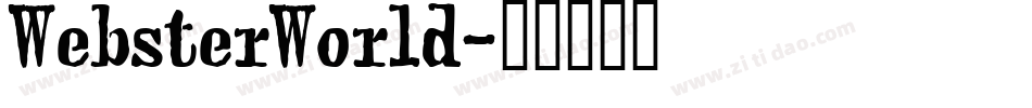 WebsterWorld字体转换