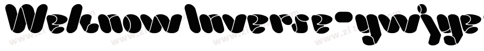 WeknowInverse-ywjye字体转换