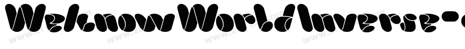 WeknowWorldInverse-qZ3y5字体转换