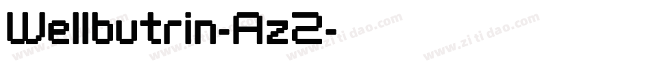 Wellbutrin-Az2字体转换