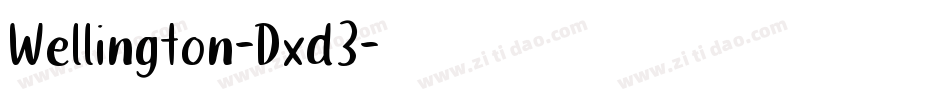 Wellington-Dxd3字体转换