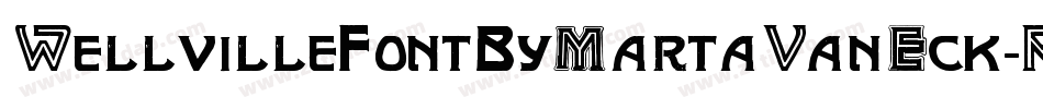 WellvilleFontByMartaVanEck-R2z3字体转换 WellvilleFontByMartaVanEck-R2z3字体转换