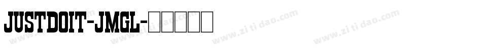 JustDoIt-jMgl字体转换