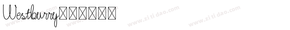 Westburry字体转换