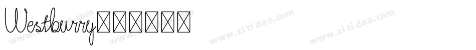 Westburry字体转换