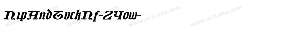 NipAndTuckNf-24ow字体转换