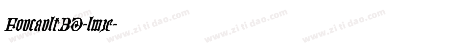 Foucault3D-lmze字体转换