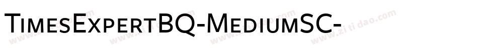TimesExpertBQ-MediumSC字体转换