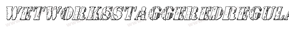 WetworksStaggeredRegular-rLB8字体转换