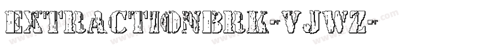 ExtractionBrk-vJwZ字体转换