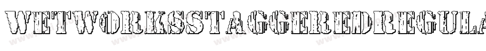 WetworksStaggeredRegular-rLB8字体转换