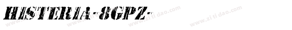 Histeria-8GpZ字体转换