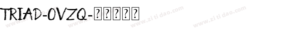 Triad-ovZq字体转换