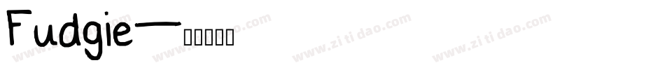 Fudgie字体转换