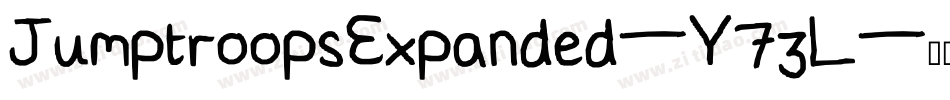 JumptroopsExpanded-Y7zL字体转换