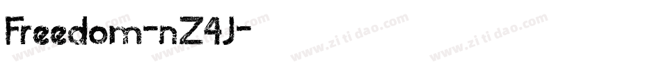 Freedom-nZ4J字体转换
