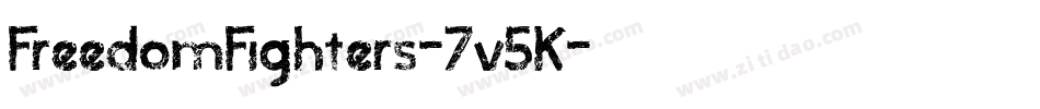 FreedomFighters-7v5K字体转换