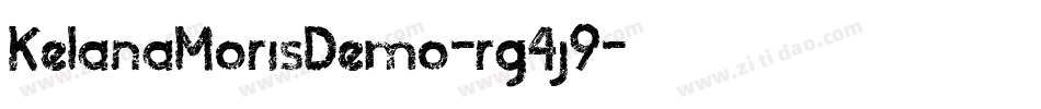 KelanaMorisDemo-rg4j9字体转换